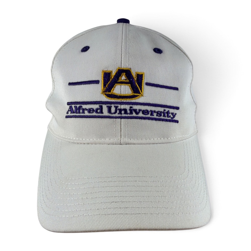 Vintage 1995 Alfred University Snapback Cap by The Game Mens OSFA Embroidered